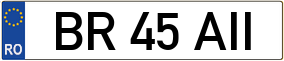 Truck License Plate